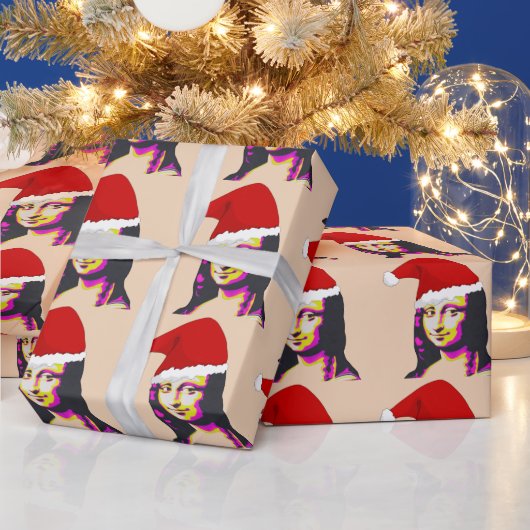 MONA LISA CHRISTMAS FUNNY GESCHENKPAPIER (Feiertage)
