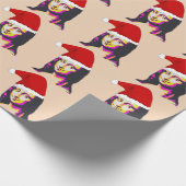 MONA LISA CHRISTMAS FUNNY GESCHENKPAPIER (Ecke)