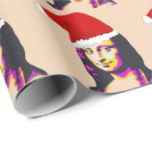MONA LISA CHRISTMAS FUNNY GESCHENKPAPIER (Rolleneckpunkt)