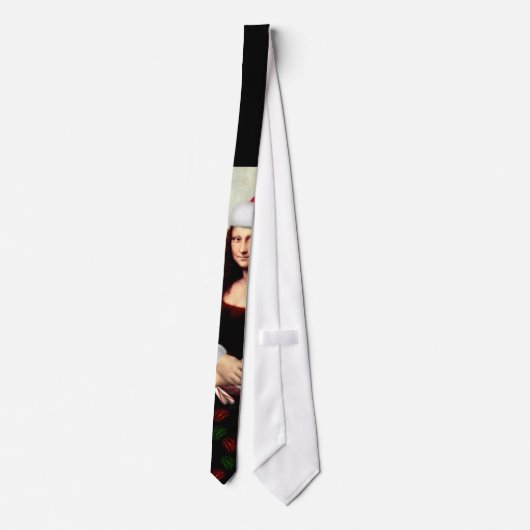 Mona Lisa Christmas Krawatte (Rückseite)