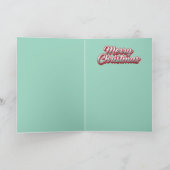 Mona Lisa Christmasse Feiertagskarte (Innenseite)