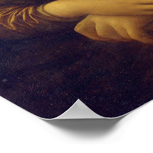 Mona Lisa - Da Vinci Renaissance Kunst, Dichtung u Poster (Ecke)