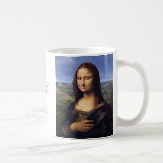 Mona Lisa de Bohol Kaffeetasse (Rechts)