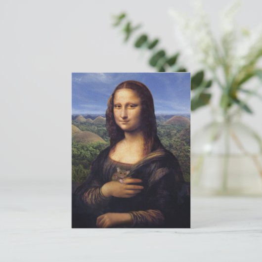 Mona Lisa de Bohol Postkarte (Stehend Vorderseite)