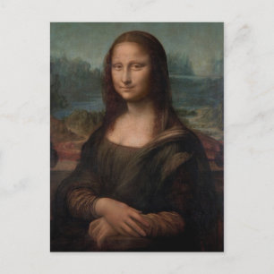 Mona Lisa del Giocondo Postkarte