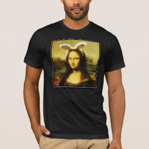 Mona Lisa Der Osterhase T-Shirt