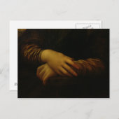 Mona Lisa, Detail ihrer Hände, c.1503-06 Postkarte (Vorne/Hinten)