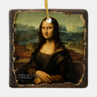 MONA LISA, die Joconde,  Keramikornament