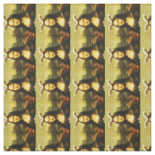 Mona Lisa, die Osterhase Stoff (Muster)