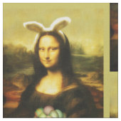 Mona Lisa, die Osterhase Stoff (Nahaufnahme)