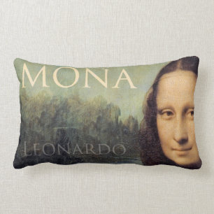 MONA LISA doppelseitiges Gesicht Lendenkissen