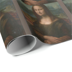 Mona Lisa "Ein Rätsel, umwickelt in ein Rätsel.." Geschenkpapier
