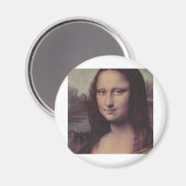Mona Lisa Face Magnet (Vorderseite/Rückseite)