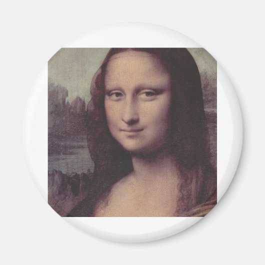 Mona Lisa Face Magnet (Vorne)