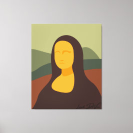 Mona Lisa Face Painting da Vinci Leinwand Art
