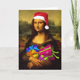 Mona Lisa Feiertagskarte