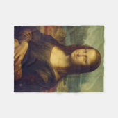 Mona Lisa Fleecedecke (Vorderseite (Horizontal))