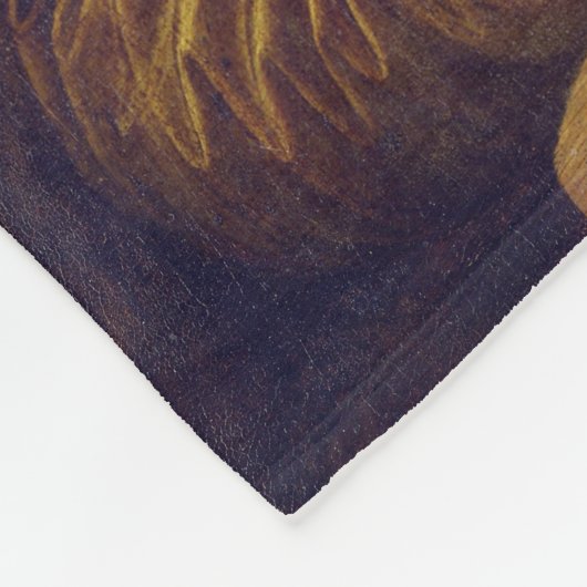 Mona Lisa Fleecedecke (Ecke)