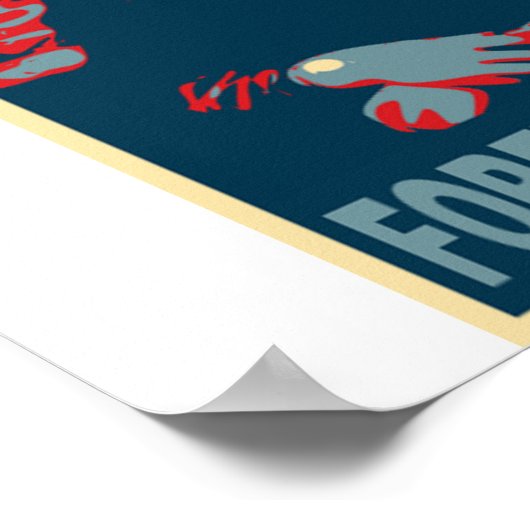 Mona Lisa Forever Young Poster (Ecke)