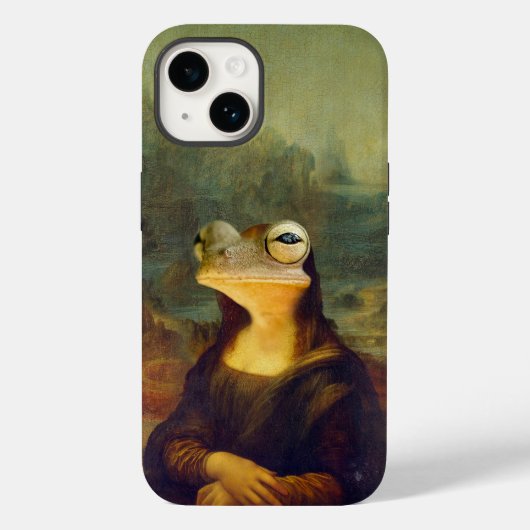 Mona Lisa Frog Case-Mate iPhone Hülle (Rückseite)