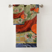 Mona Lisa Fun Zodiac Whimsical Badhandtuch Set (Insitu)