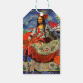 Mona Lisa Fun Zodiac Whimsical Geschenkanhänger (Vorderseite)