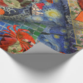 Mona Lisa Fun Zodiac Whimsical Geschenkpapier (Ecke)