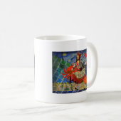 Mona Lisa Fun Zodiac Whimsical Kaffeetasse (VorderseiteRechts)