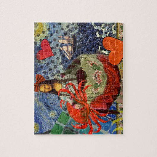 Mona Lisa Fun Zodiac Whimsical Puzzle (Vertikal)