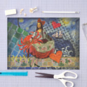 Mona Lisa Fun Zodiac Whimsical Seidenpapier (Handwerk)
