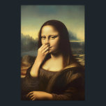 Mona Lisa Funny Badezimmer Poster<br><div class="desc">Fügen Sie Ihrem Bad Spaß mit diesem lustigen Mona Lisa Poster hinzu,  das ihr widerlich ihre Nase hält. Die perfekte Dekoration für alle Toiletten!</div>