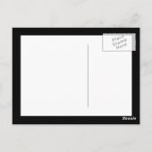 Mona Lisa Funny Face Postkarte (Rückseite)