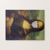 MONA LISA FUNNY MASK JIGSAW PUZZLE (Horizontal)