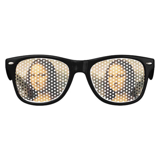 MONA LISA FUNNY PARTY SUNGLASSEN PARTYBRILLE (Vorderseite)