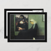 Mona Lisa Gassed Pfistlers Mutter Postkarte (Vorne/Hinten)