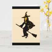 "Mona Lisa geht zum Halloween-Party " * Karte (Gelbe Blume)