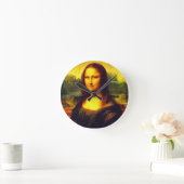 Mona Lisa Geschenk Runde Wanduhr (Zuhause)