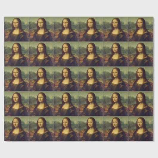 Mona Lisa Geschenkpapier (Flach)