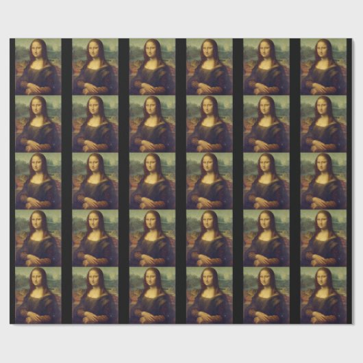 Mona Lisa Geschenkpapier (Flach)