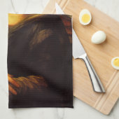 Mona Lisa Geschirrtuch (Viertel Falte)