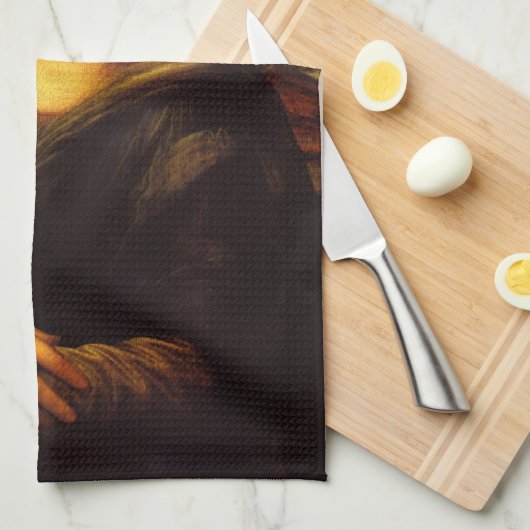 Mona Lisa Geschirrtuch (Viertel Falte)