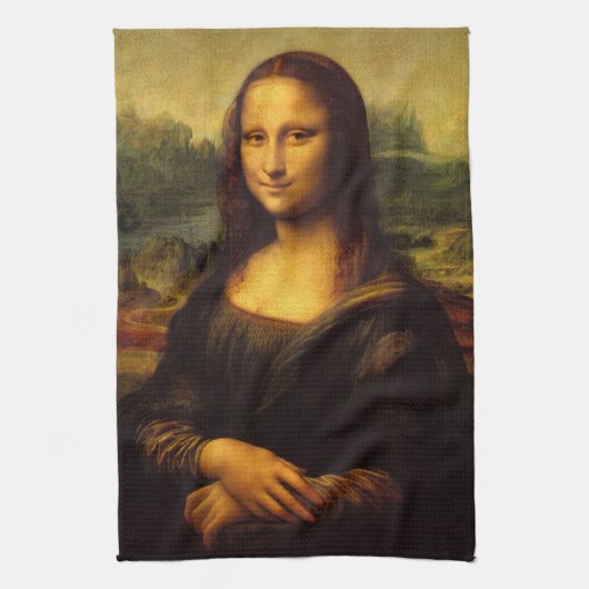 Mona Lisa Geschirrtuch (Vertikal)
