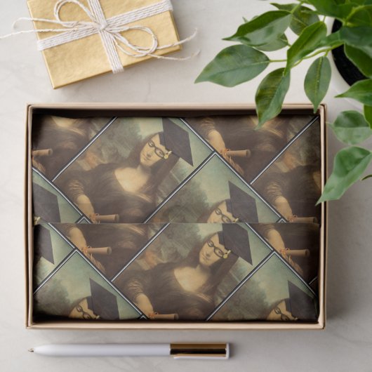 Mona Lisa Glasses Abschluss Seidenpapier (Geschenk)