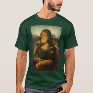 Mona Lisa Gorilla Affe T-Shirt