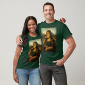 Mona Lisa Gorilla Affe T-Shirt (Unisex)
