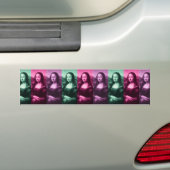 Mona Lisa Green Pink Lila Autoaufkleber (Auf Auto)