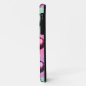 Mona Lisa Green Pink Lila Case-Mate iPhone Hülle (Hinten/Links)
