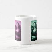 Mona Lisa Green Pink Lila Kaffeetasse (Mittel)