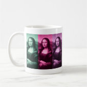 Mona Lisa Green Pink Lila Kaffeetasse (Links)