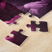 Mona Lisa Green Pink Lila Puzzle (Seite)